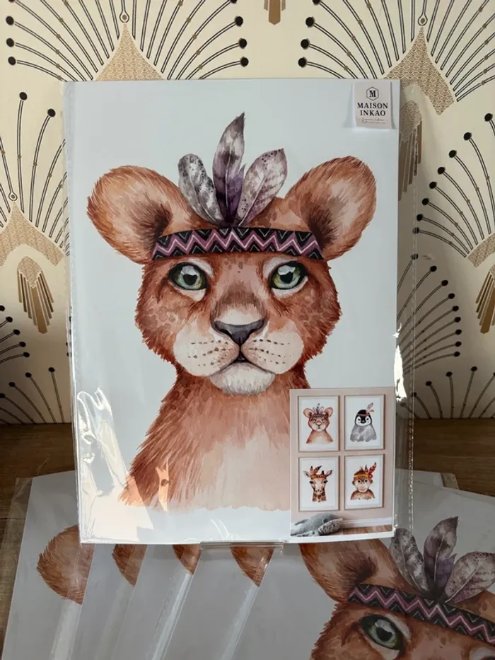 Affiches “Petits aventuriers” pour chambre enfant