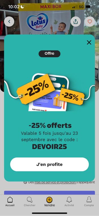 Couche jouet avec le code réduction 15€