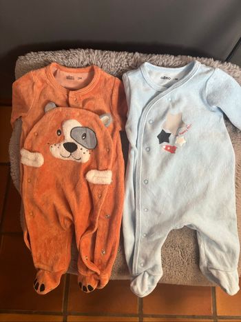 Lot 2 pyjamas gemo 3 mois