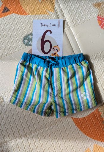 Short de bain 6 mois