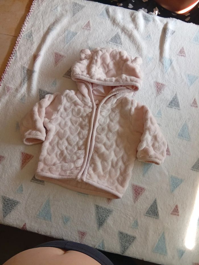 Veste polaire coeur