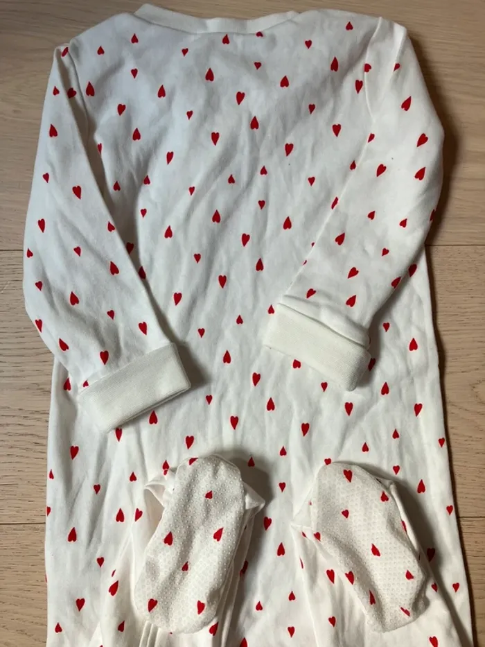 Lot de deux pyjamas/grenouillères en coton zippés 18 mois Zara - photo numéro 7