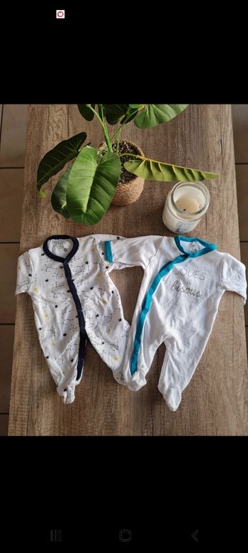Lot de 2 pyjamas légers