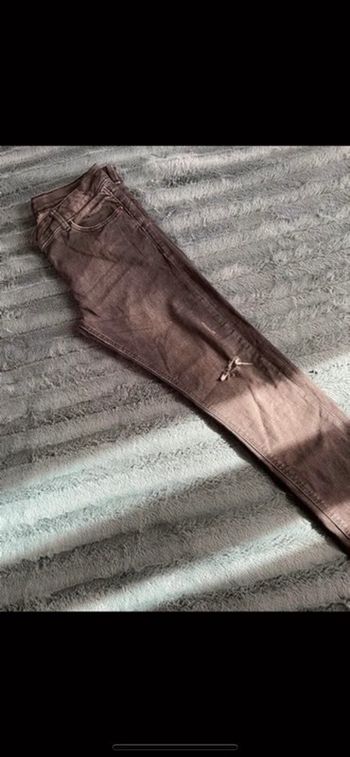 Jean skinny fit délavé - Look destroy - Taille S / 16 ans (Kiabi)