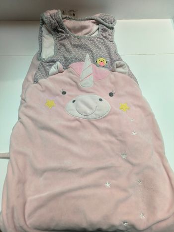 Gigoteuse turbulette licorne 6-18 mois hiver