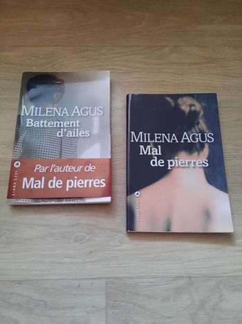 Lot de 2 livres de Milena Agus