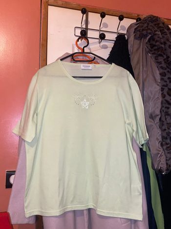T shirt vert pomme