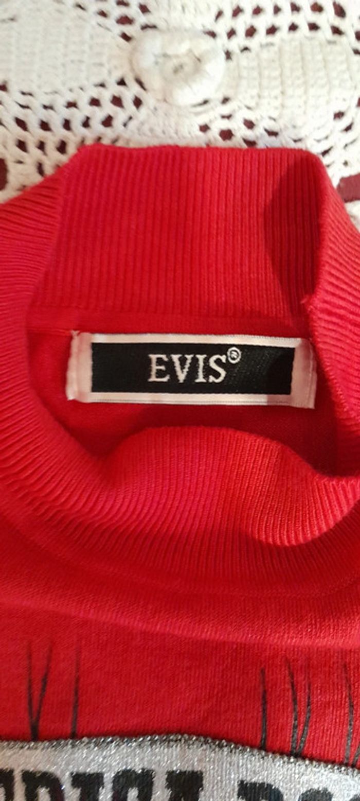 Sweat-shirt rouge T 36 - photo numéro 4