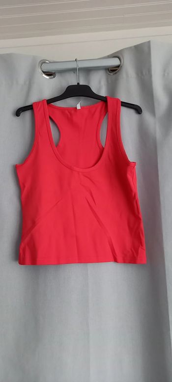 Top débardeur spot 38 corail