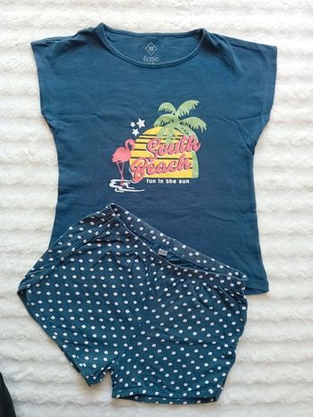 Pyjama 2 pièces fille 6/7ans 🍃🤍