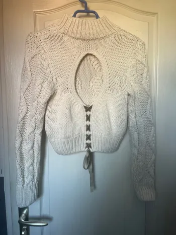 Pull dos ouvert Zara taille S