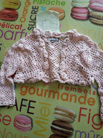 Gilet boléro 3 ans