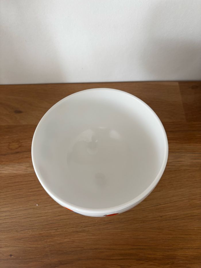 Vintage bol chenille en opaline - photo numéro 5