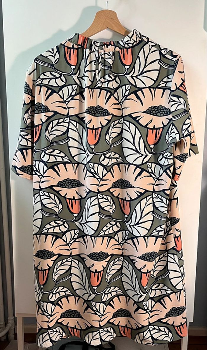 Robe imprimée courte vintage Monoprix – Taille 44 - photo numéro 3