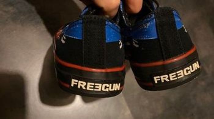 Baskets noir imprimé drapeau américain 35 Freegun - photo numéro 3