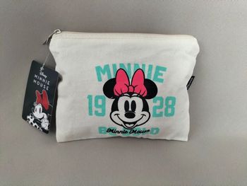 🤍 Trousse/Pochette plate Minnie - Disney - Neuve 🤍