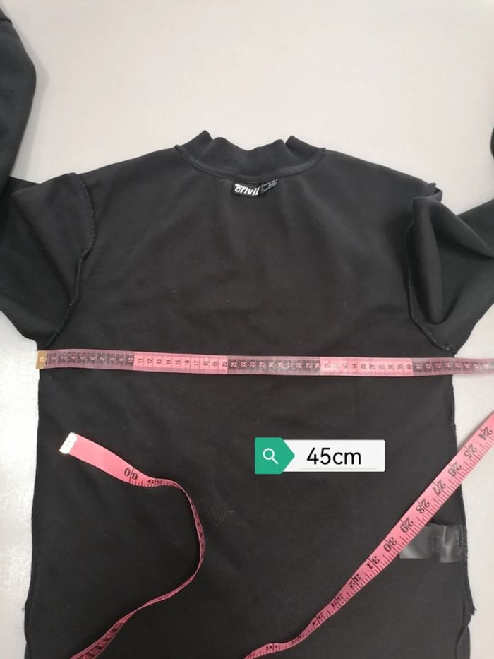 Sweat noir Crivit 34.36 ado - photo numéro 9