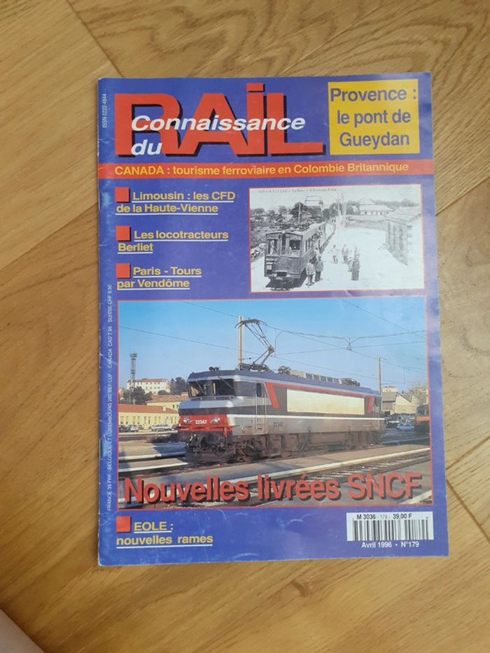 Connaissance du Rail n°176, avril 1996