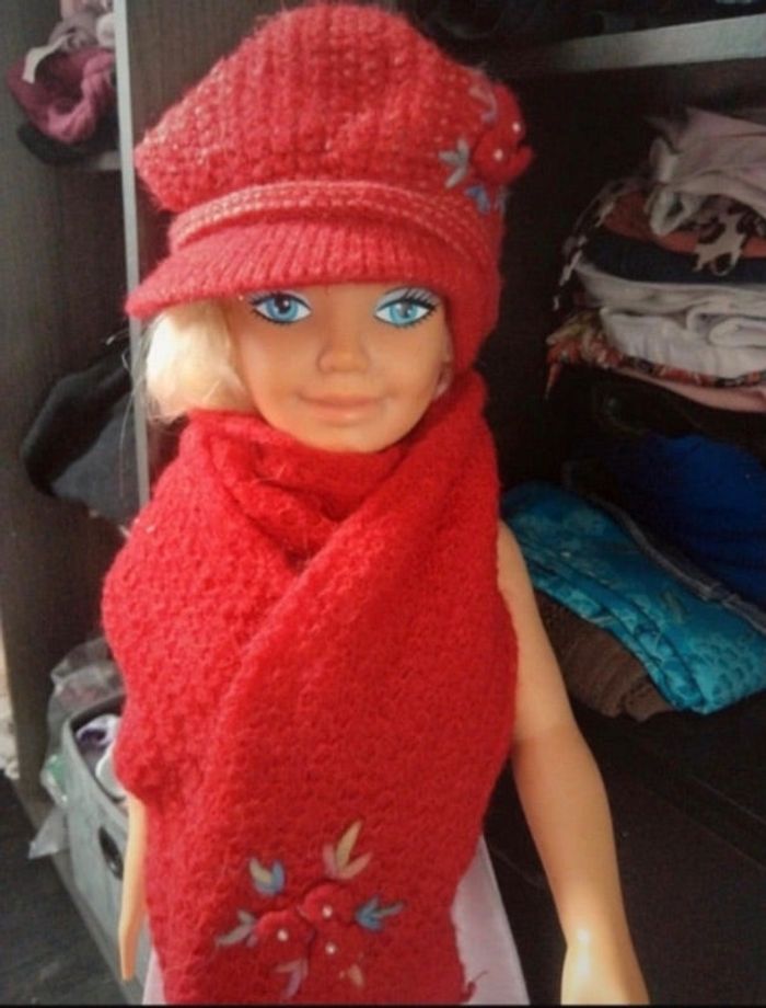 Ensemble bonnet écharpe