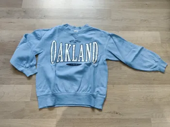Sweat Oversize H&M "Oakland" - Bleu Ciel - 8-10 ans (134/140 cm)