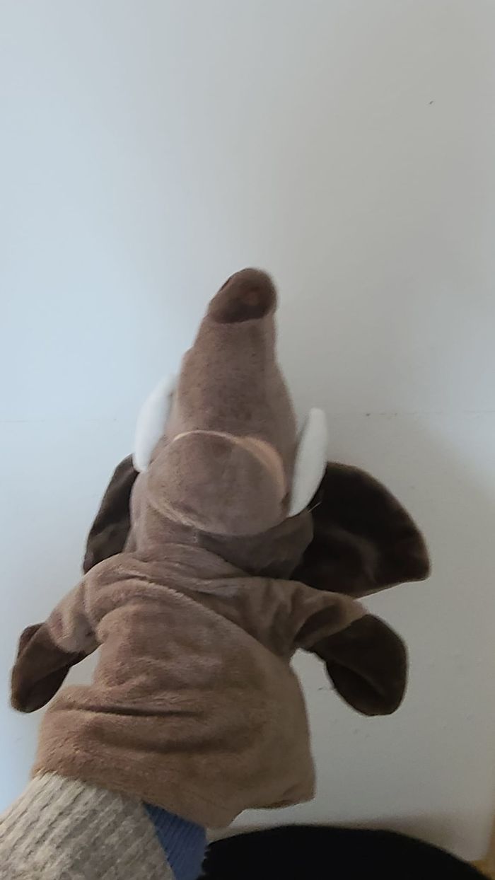 Peluche Éléphant Marionnette - photo numéro 3