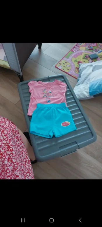 Ensemble fille short 6mois