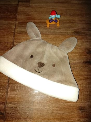 Bonnet en coton velours