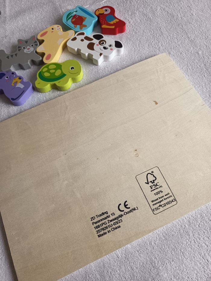 Puzzle 3D en bois animaux domestiques - photo numéro 3