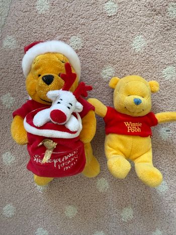 2 peluche Winnie l’Ourson