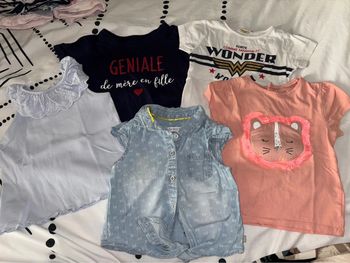 Lot de tee-shirt fille 3 ans