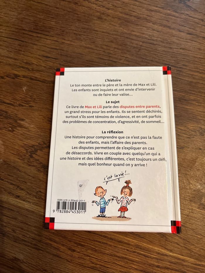 Livre les parents de Max et Lily se disputent - photo numéro 2
