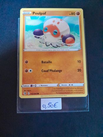 Carte Pokémon Poulpaf 152/264