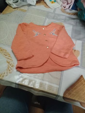 Gilet à manches longues tape à l'œil