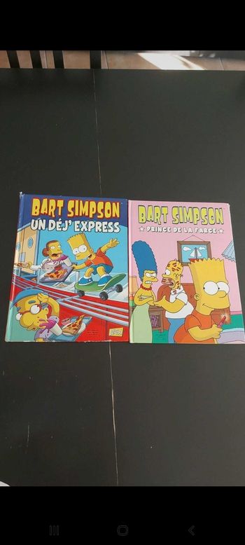 Lots 2 bandes dessinées bart simpson
