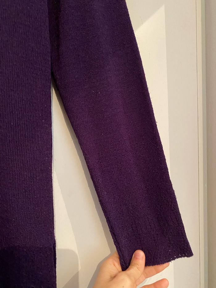 Pull violet taille s - photo numéro 4