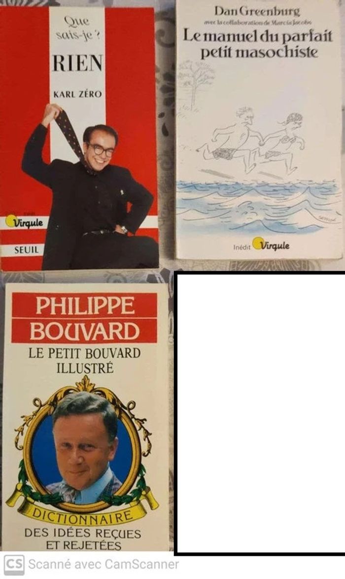 lot 3 livres de poche