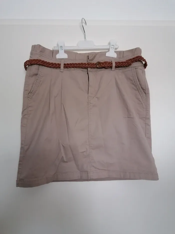 Jupe beige