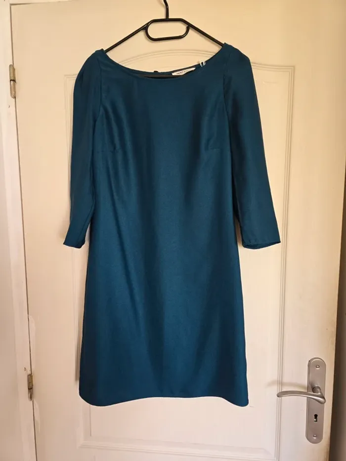 Robe bleu canard Naf Naf taille 36 excellent état