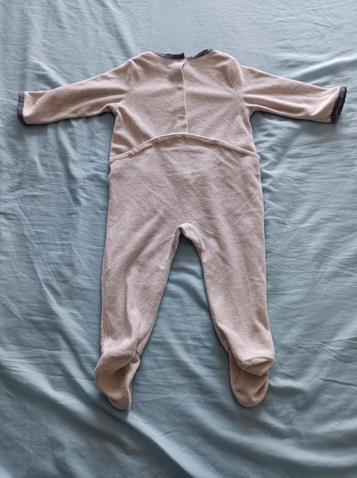 Pyjama velours Vertbaudet 12 mois - photo numéro 3