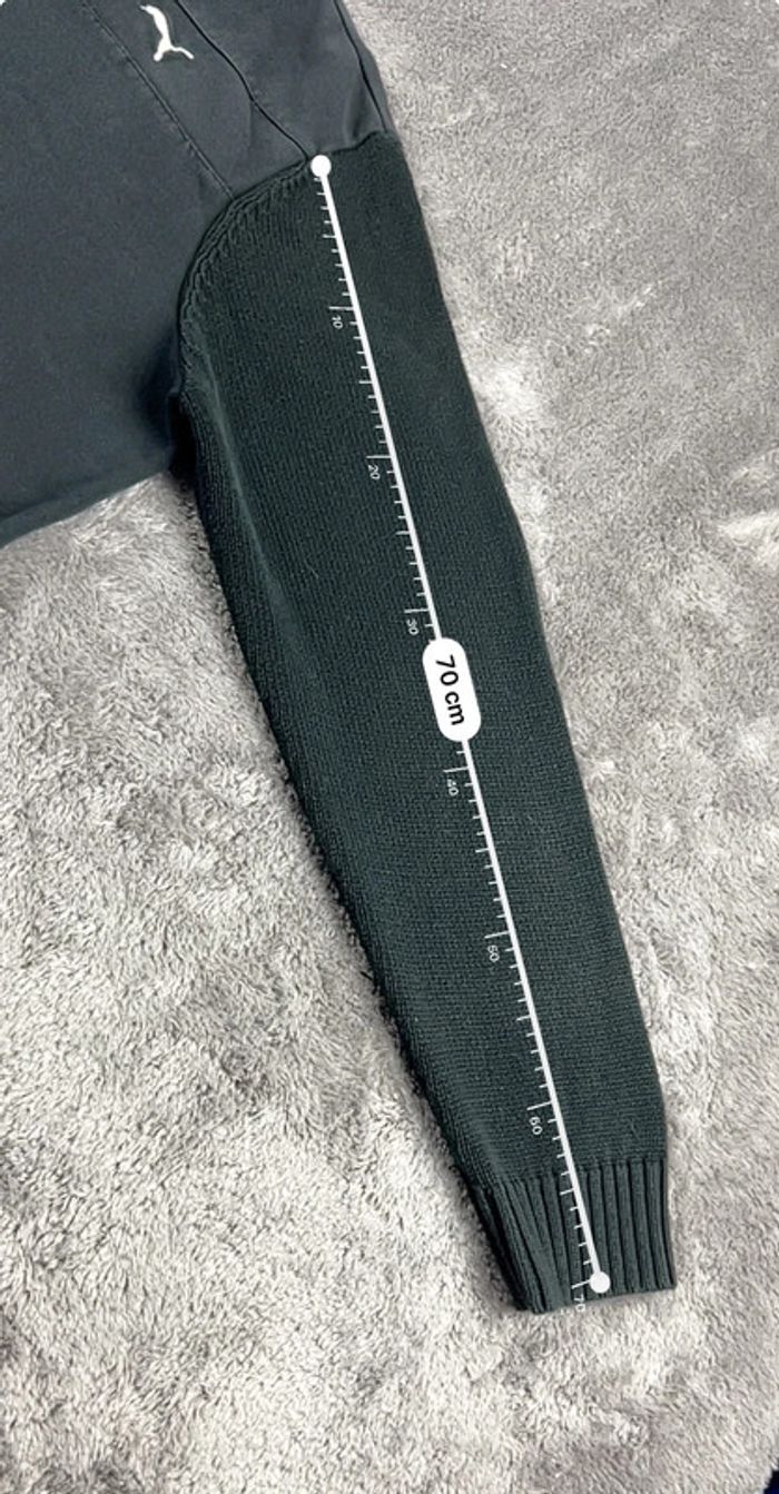 Veste Puma Noire Coton Logo Brodé Taille XXL - photo numéro 5