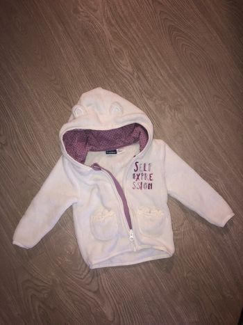 Gilet à capuche (74-80cm)