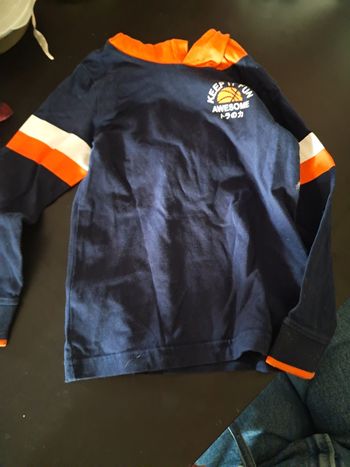 Sweat fin bleu marine gemo garçon taille 4 ans