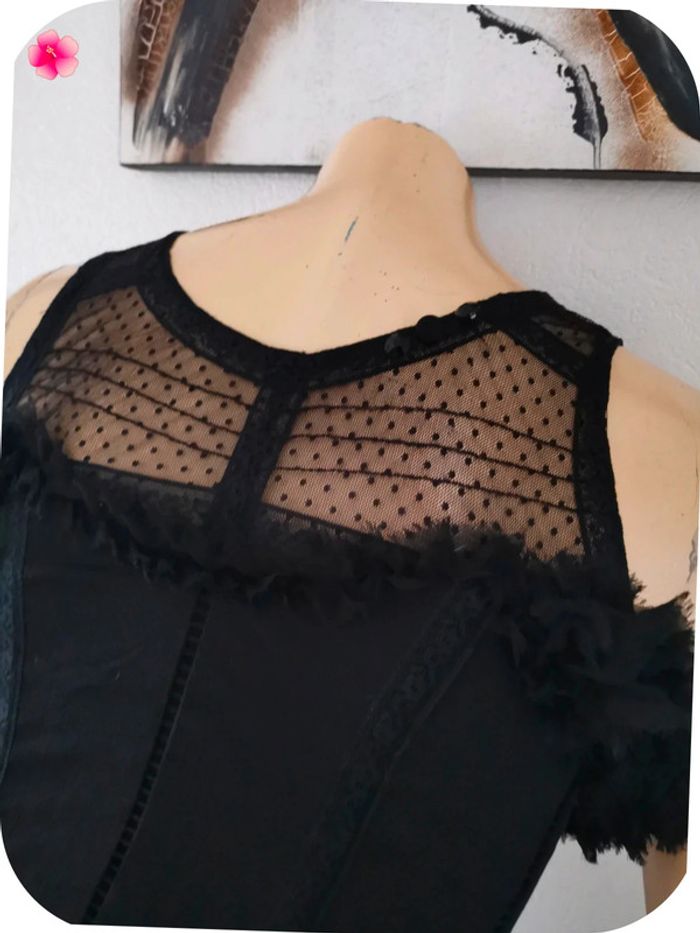 très belle robe taille soirée xs Ddp noir - photo numéro 16