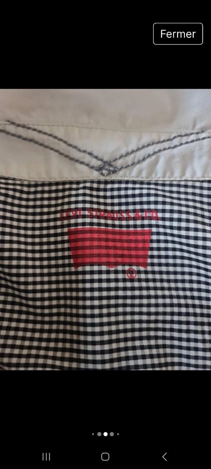 Chemisette Levi Strauss taille L - photo numéro 5