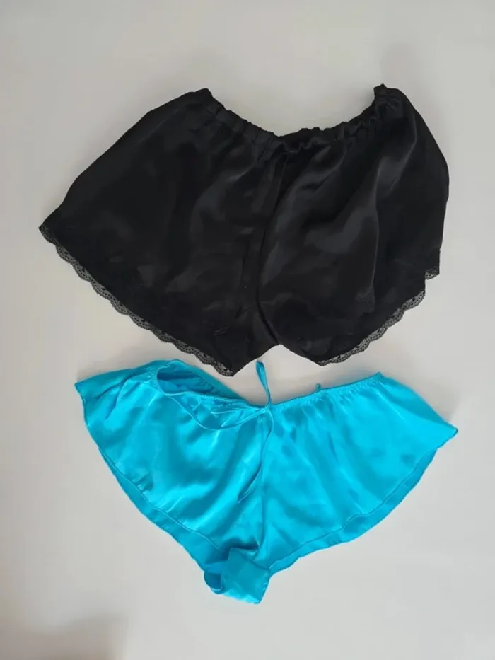 Lot de 2 shorts satin