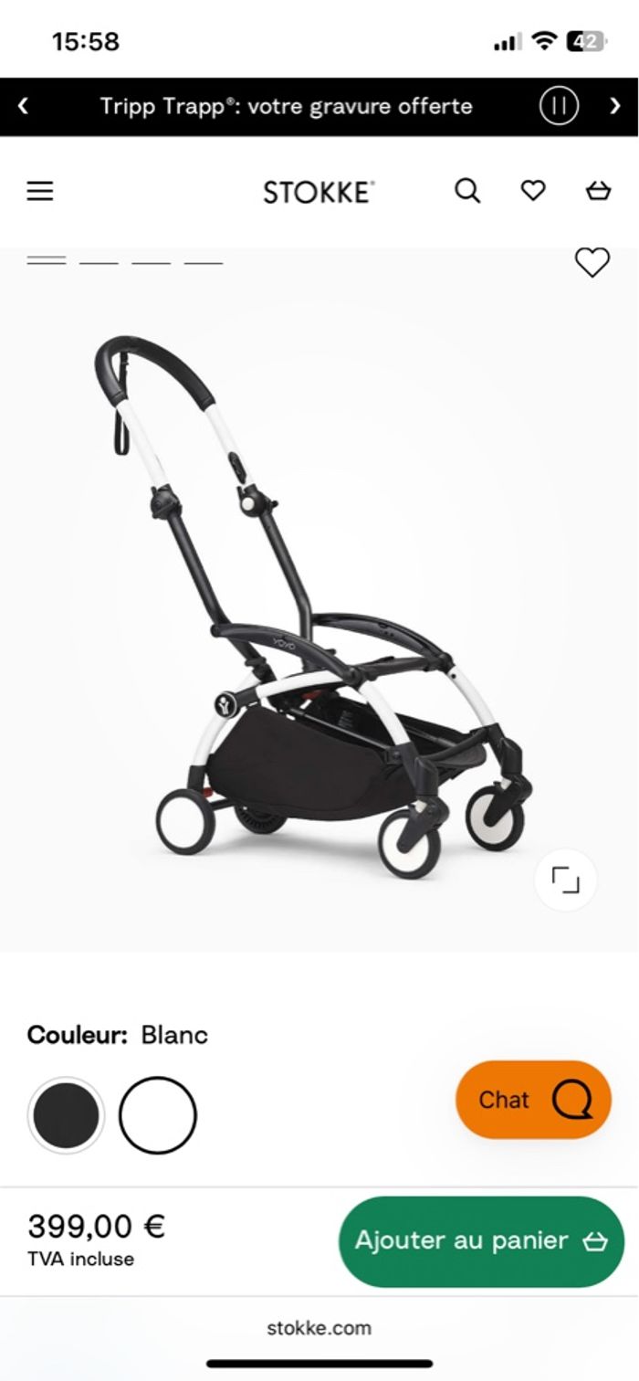 Châssis de poussette Yoyo - photo numéro 2