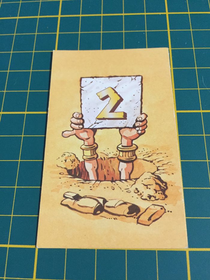 Carte trésor Machine 3 pièce détachée jeu de société Ramsès II Ravensburger #A65 - photo numéro 2