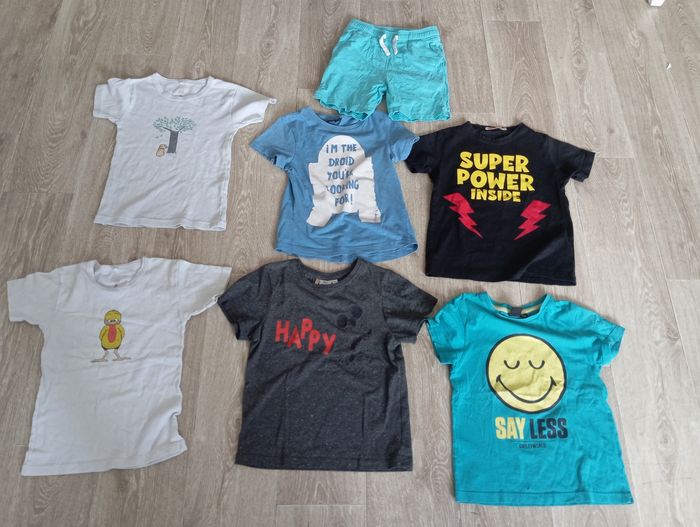 Lot tee shirt short garçon Petit bateau