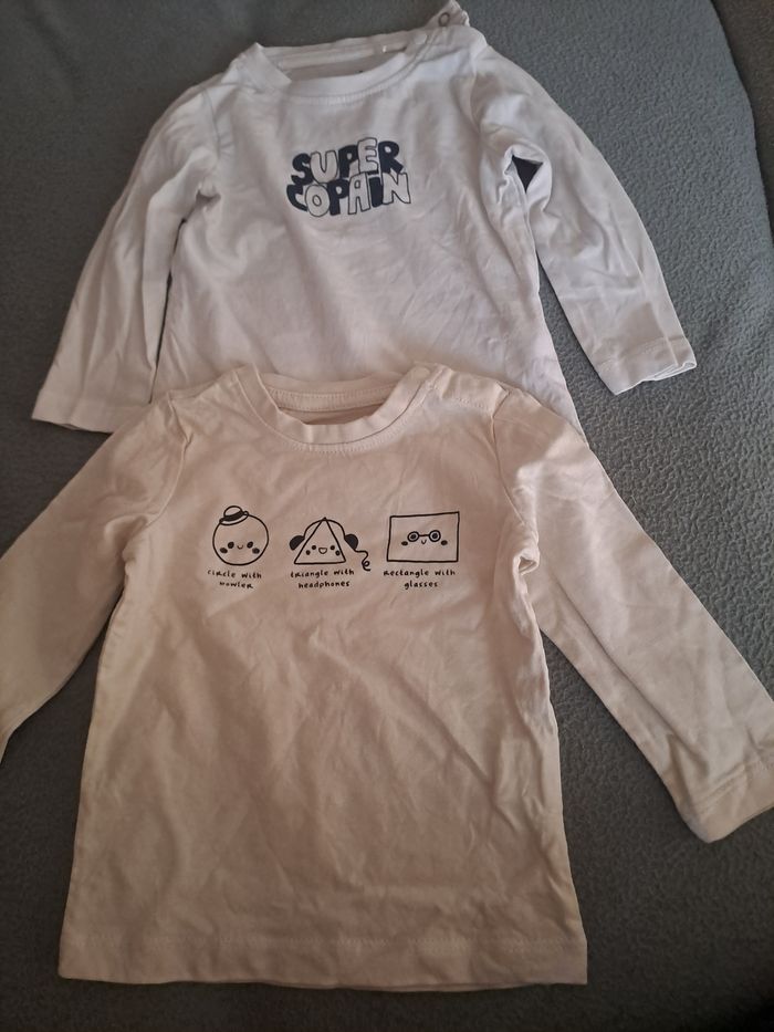 Lot 4 Tee-shirt 6 mois - photo numéro 3