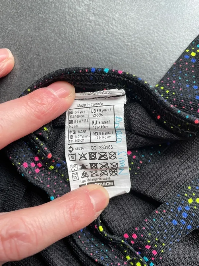 Maillot de bain dos nageur 8/9 ans - photo numéro 4